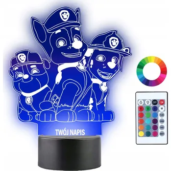 Lampička Noční lampa Plexido vícebarevná