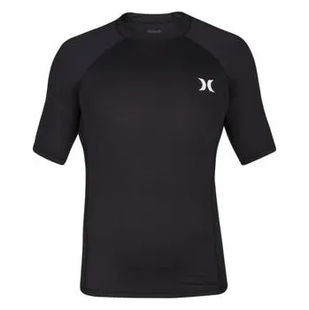 Pánské tričko Lykra Hurley PRO LIGHT TOP SHORT SLEEVE Black velikost L