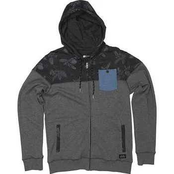 Pánská mikina Mikina Rip Curl OUTCAST HZ FLEECE Black Marled velikost XL