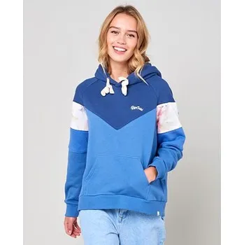 Pánská móda Mikina Rip Curl ZENIKA COLORBLOCK HOODIE Mid Blue velikost XL