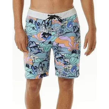 Dámské oblečení Plavky Rip Curl MIRAGE POSTCARDS Dusty Blue velikost 32