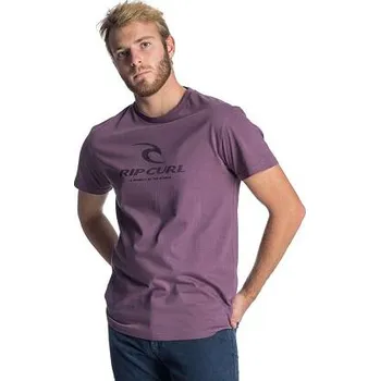 Pánské tričko Tričko Rip Curl PEAK ICON S/S TEE Purple velikost S