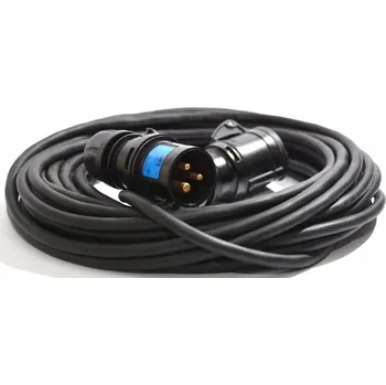 Napájecí kabel Prodlužovací Kabel zahradní, jednoduchý Hilark 40 m 1 ks zásuvek, černý