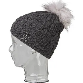 Čepice Zimní čepice Rojo CABLE RIB BEANIE Dark Grey Marle velikost O/S