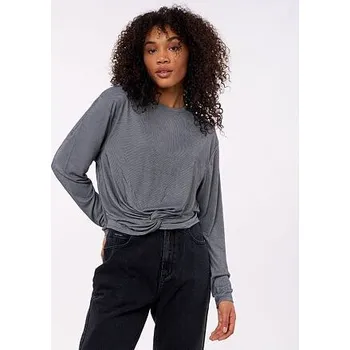 Tričko Rip Curl LS SOFT RIB TEE Washed Black velikost S