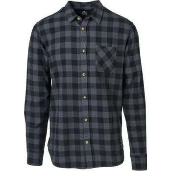 Pánské tričko Košile Rip Curl CHECK IT LS SHIRT Black velikost L