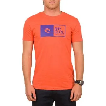 Pánské tričko Tričko Rip Curl RIPAWATU S/S TEE Hot Coral velikost L