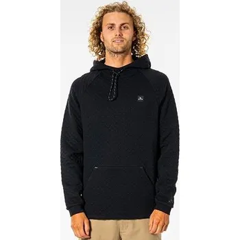 Pánská mikina Mikina Rip Curl ANTI SERIES BASER HOOD Black velikost XXL