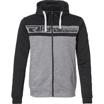 Pánská mikina Mikina Rehall WAVES Black Melange velikost M