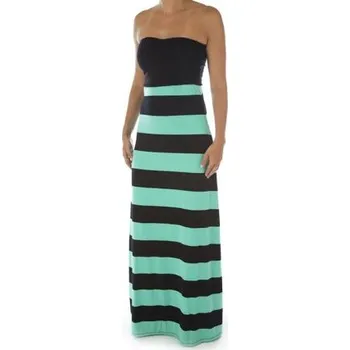 Dámské šaty šaty Hurley TOMBOY MAXI DRESS Menta Bold Stripe velikost L