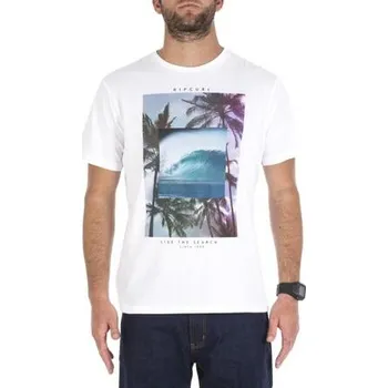 Pánské tričko Tričko Rip Curl CLICHE SS TEE Optical White velikost L