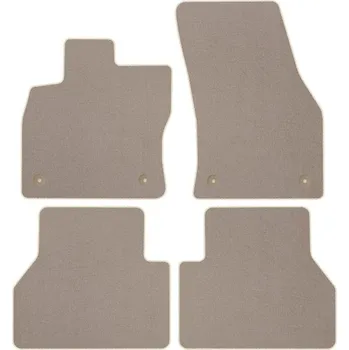 autokoberec VW CADDY od 2020 velurové autokoberce BEŽOVÉ STD