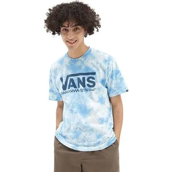 Pánské oblečení Tričko Vans DROP V CLOUD WASH SS TEE True Blue velikost L