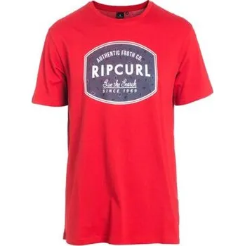 Pánské tričko Tričko Rip Curl WINDOW SS TEE Pompeian Red velikost M