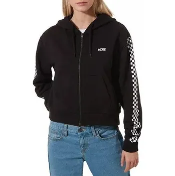 Pánská mikina Mikina Vans FUNNIER TIMES CROP ZIP HOODIE Black velikost M