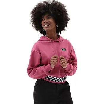 Dámská mikina Mikina Vans BOOM BOOM CHECK HOODIE Rose Wine velikost XS