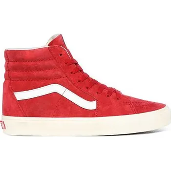 Dámské tenisky Boty Vans SK8-HI (Pig Suede) Chili Pepper/Tr Wht velikost 40.0