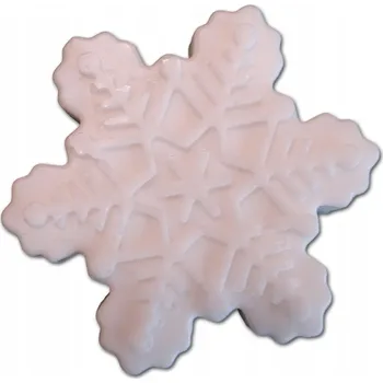 Mýdlo Ruční výroba ozdobné glycerinové mýdlo sněhová vločka