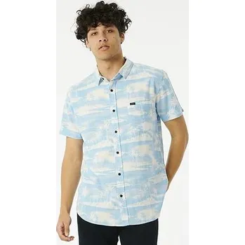 Pánská košile Košile Rip Curl PARTY PACK SS SHIRT Sky Blue velikost M