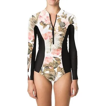 Lykra Rip Curl G BOMB L/SL UV SURFSUIT White/Black velikost 8