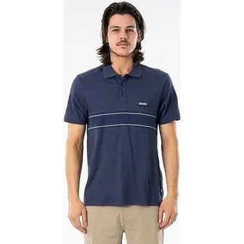 Tričko Rip Curl SURF REVIVAL STRIPE POLO Navy velikost M