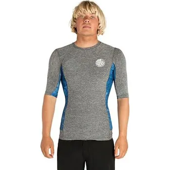 Pánské tričko Lykra Rip Curl TEAM AGGRO S/SL UV TEE Blue velikost L