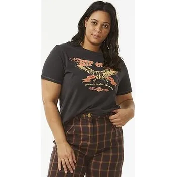 Pánské tričko Tričko Rip Curl ULTIMATE SURF RELAXED TEE Washed Black velikost XS