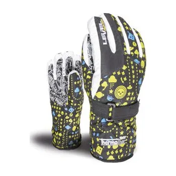 Rukavice Level JUNIOR Black-Yellow velikost VI