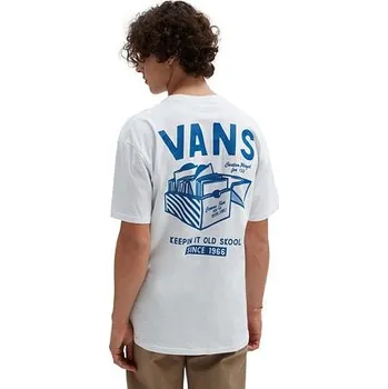 Tričko Vans VANS RECORD LABEL SS TEE White velikost S