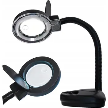 Lupa Svítilna s lupou Yihua 239 90 mm zvětšení 3D-10D stolní modelářství 10-12W