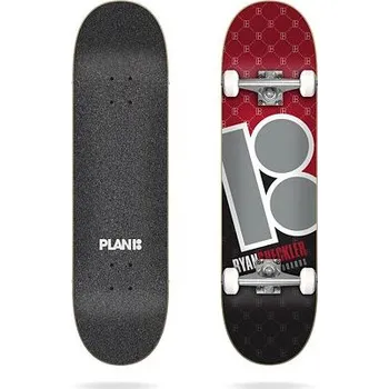 Skateboard Skateboard komplet Plan B SKATE KOMPLET PLAN B SHECKLER CORNER 8.0"x31.85" Red velikost 8,0´´