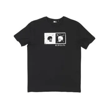 Pánské oblečení Tričko Rip Curl IRREVERENT RIPAWATU TEE Black velikost XXL