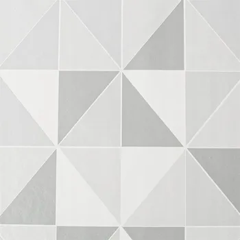 Tapeta Vinylová tapeta na vliesu šedé trojúhelníky – moderní
