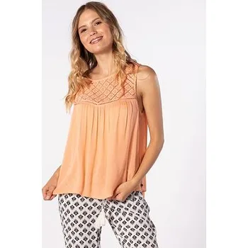 Tílko Rip Curl OASIS MUSE SINGLET SHIRT Peach Nectar velikost L