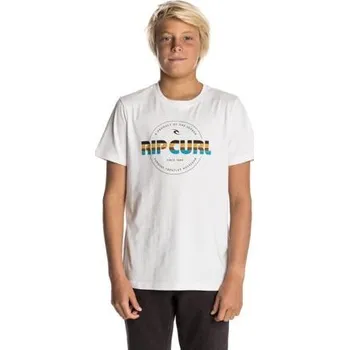 Pánská móda Tričko Rip Curl CIRCLE BIG MAMA SS TEE Optical White velikost 12