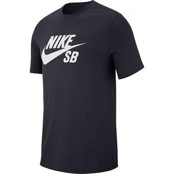 Pánské oblečení Tričko Nike SB DRI-FIT Obsidian/White velikost L