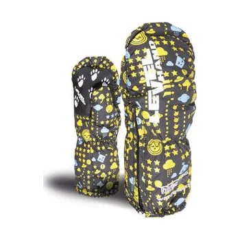 Rukavice Level KIDDY Mitt Black-Yellow velikost III