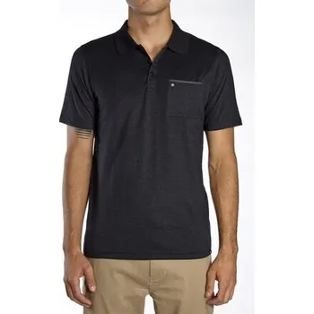 Pánské tričko Tričko Hurley DRI-FIT LAGOS POLO 2.0 Black velikost XL
