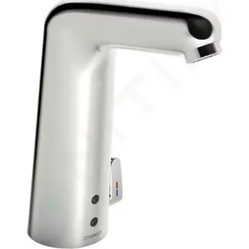 Vodovodní baterie Hansa Medipro Elektronická umyvadlová baterie XL, se směšovačem, síťové napájení, chrom, 05682129