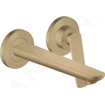 Vodovodní baterie Axor Citterio C Umyvadlová baterie pod omítku, s výpustí, 2-otvorová instalace, EcoSmart, kartáčovaný bronz, 49111140