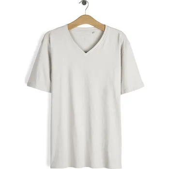 Pánské oblečení GATE Základní bavlněné triko slim fit S 125-0027/813