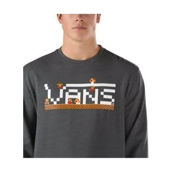 Pánská mikina Mikina Vans NINTENDO MARIO CREW Charcoal Heather velikost M