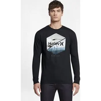 Tričko Hurley SEVEN TWENTY L/S Black velikost L