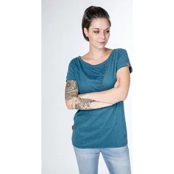 Tričko Alife and Kickin ZOE Smaragd Circles velikost XS