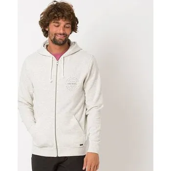Pánská mikina Mikina Animal FRED Light Grey Marl velikost M