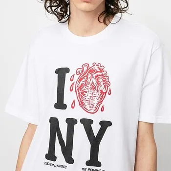 Pánské tričko Tričko Element I HEART Optic White velikost L