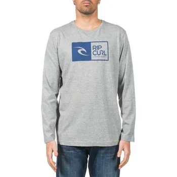 Pánské tričko Tričko Rip Curl RIPAWATU L/S TEE Beton Marle velikost S