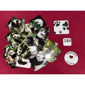 Karetní hra HandMade by VeJa Pexeso vel.L č.184 - Panda (48ks)
