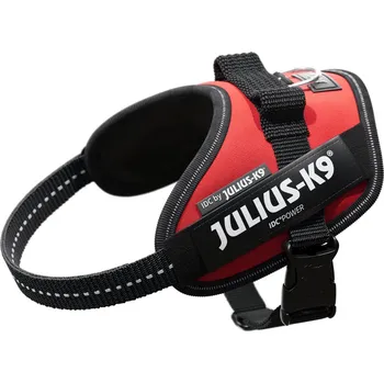 Postroj pro psa JULIUS-K9 IDC® Power postroj – červený - velikost XS: obvod hrudníku 40 - 53 cm