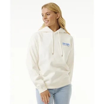 Pánská mikina Mikina Rip Curl SURF PUFF HERITAGE HOOD Bone/Bright Blu velikost S